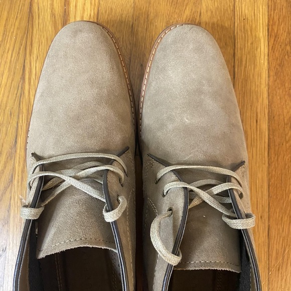J Murphy Boots Mens Size 10M Taupe Suede Chukka Lace Up Casual Dress Shoes - Picture 5 of 11